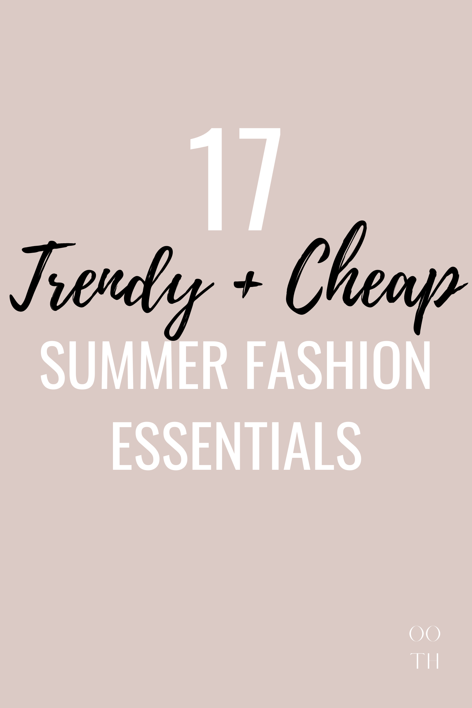 Summer Capsule Wardrobe 2021 | Trendy & Affordable |out of the habit