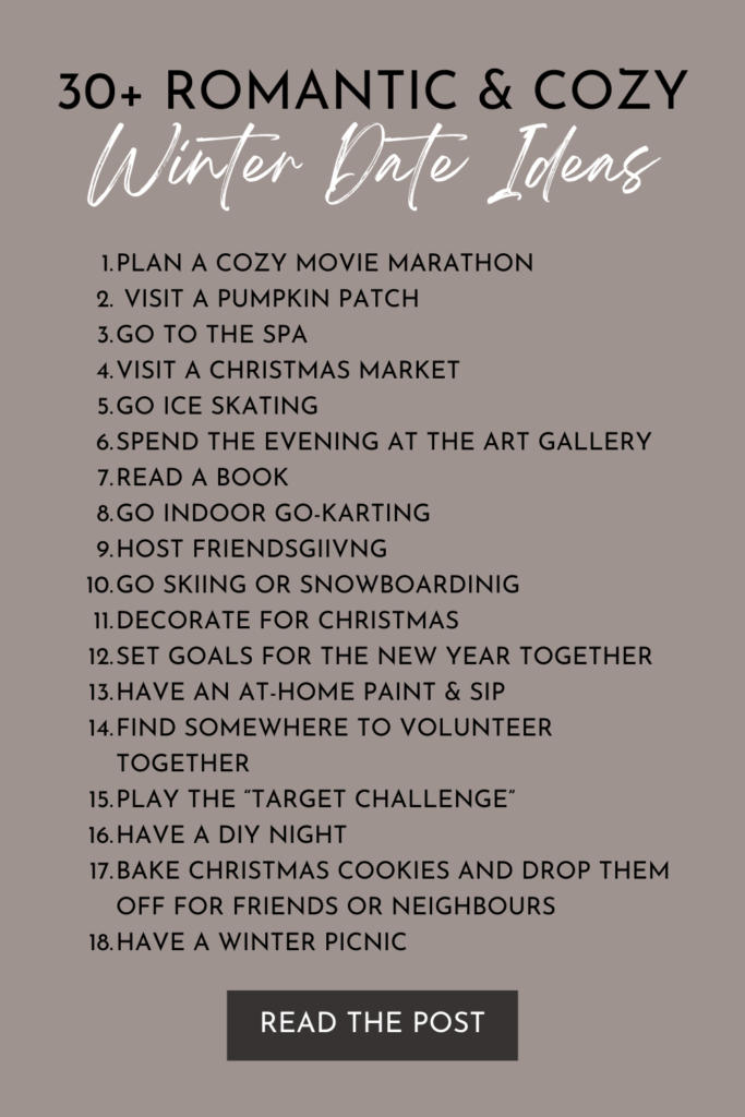 30 Cozy & Cute Winter Date Ideas | Romantic Things to Do This inter ...