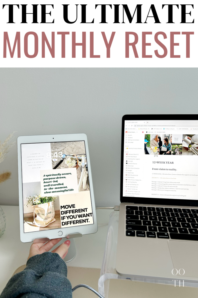 monthly reset routine, monthly reset routine checklist, monthly reset routine template, monthly reset template, monthly reset checklist, planning tips, how to plan your life